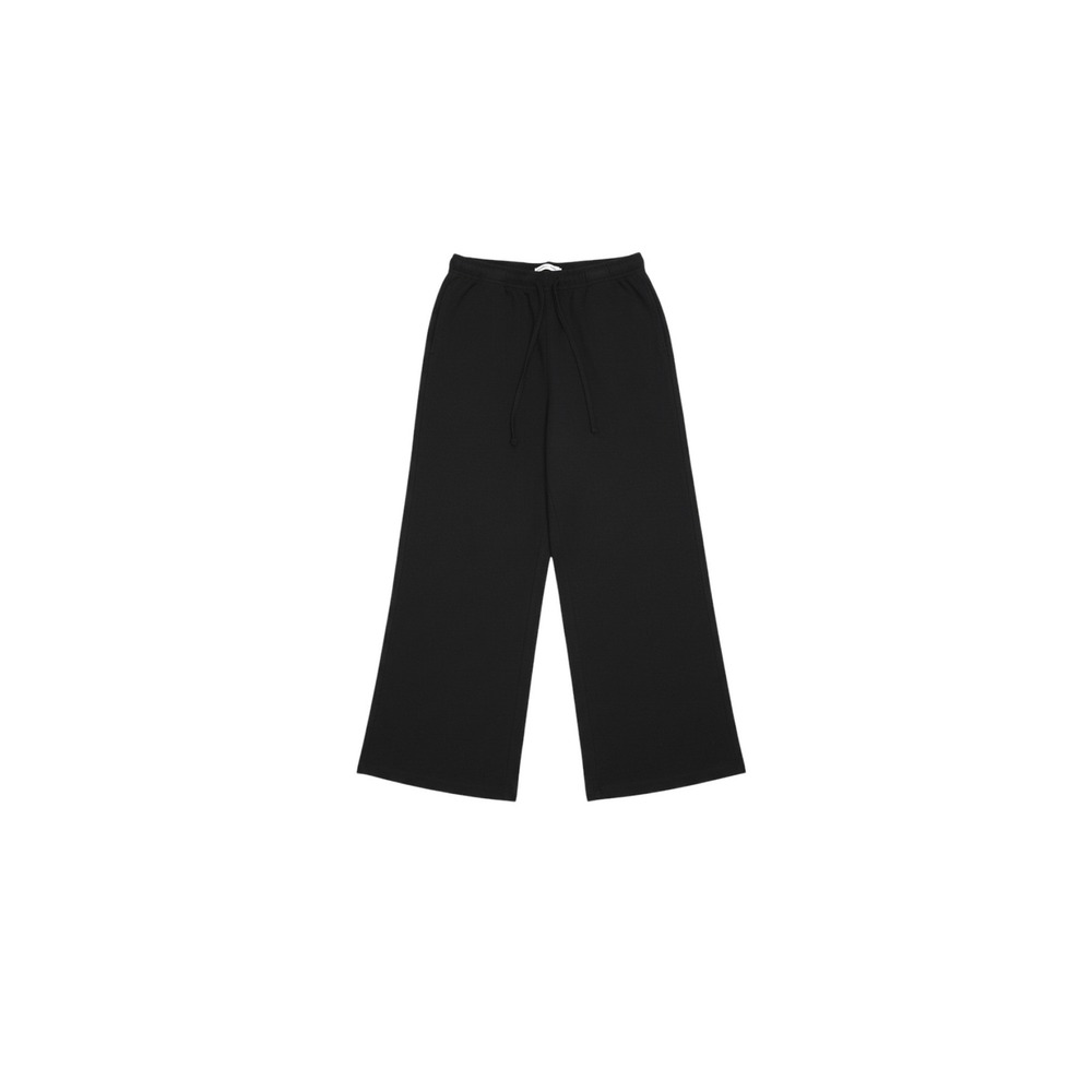 Abercrombie & Fitch Black Wide Leg Pants Trousers Women's S Relaxed Fit Pockets